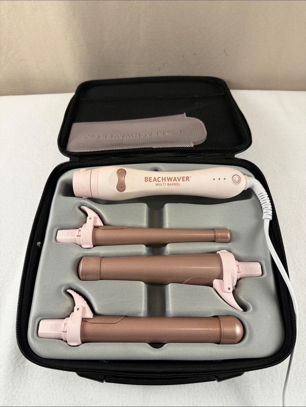 BEACHWAVER Multi Barrel Curling Wand Set — Pink and Rose Gold